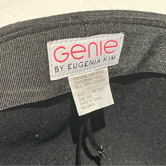 Genie by Eugenia Kim Women's Alex Wool Felt Baseball Cap with Leather Bill - Picture 7 of 7